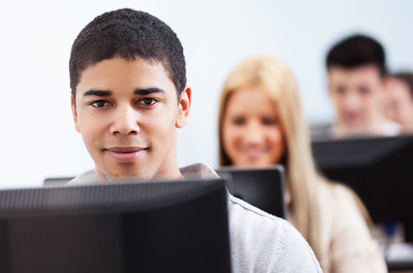 Teen-on-a-computer